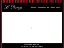 Tablet Screenshot of le-passage.com